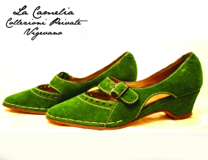 Calzature d'epoca - scarpe in crosta - "La Camelia Collezioni"